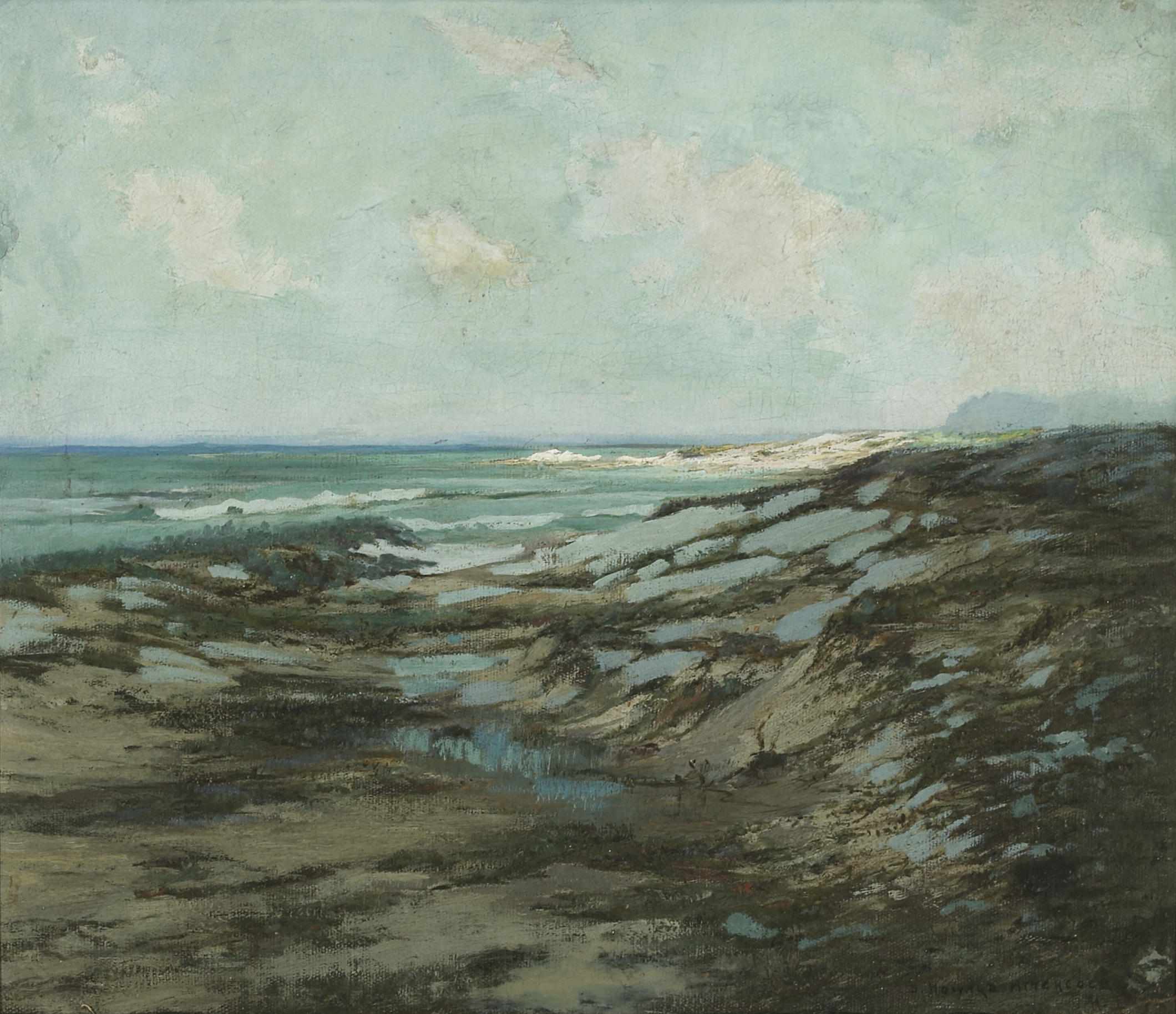 Appraisal: David Howard Hitchcock American - View of the windward coast