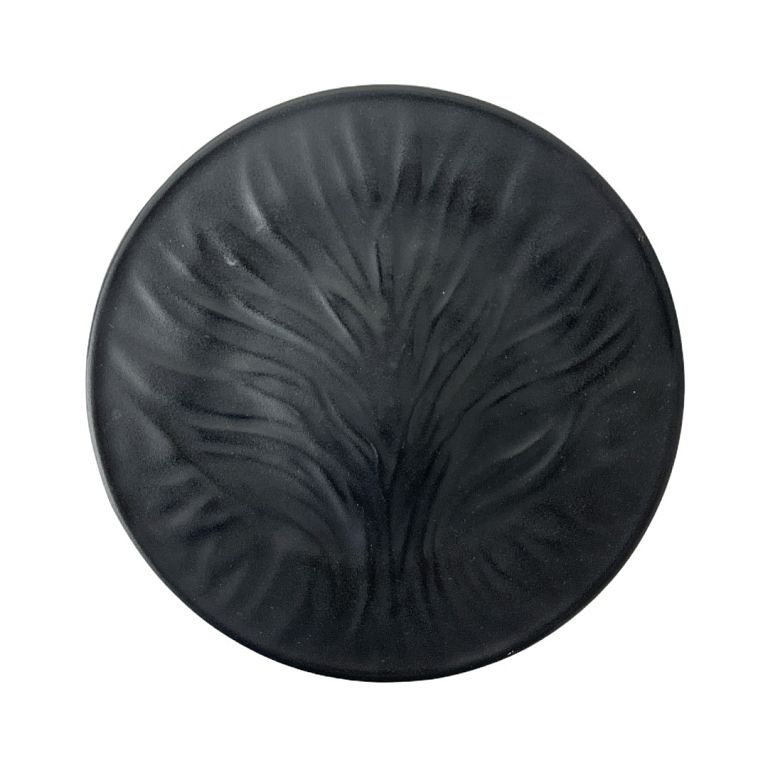 Appraisal: Lalique Algues Noir Tree of Live Glass Plate It measures