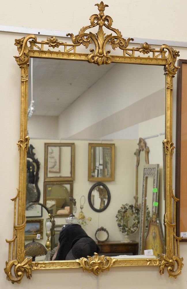 Appraisal: Gilt mirror x Gilt mirror x Condition All lots are