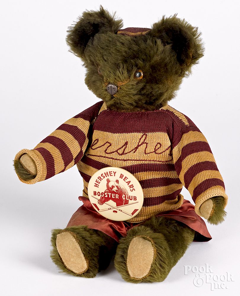 Appraisal: American Hershey Bears mohair teddy bear American Hershey Bears mohair