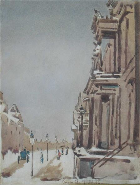 Appraisal: JAMES WATTERSTON HERALD SCOTTISH - QUEEN STREET EDINBURGH Inscribed and