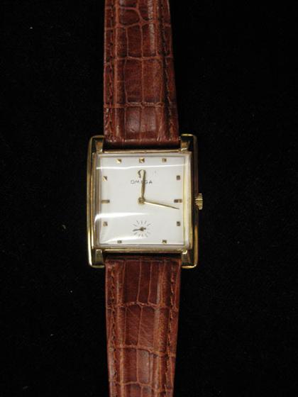 Appraisal: Gentleman's Omega karat yellow gold case wristwatch karat yellow gold