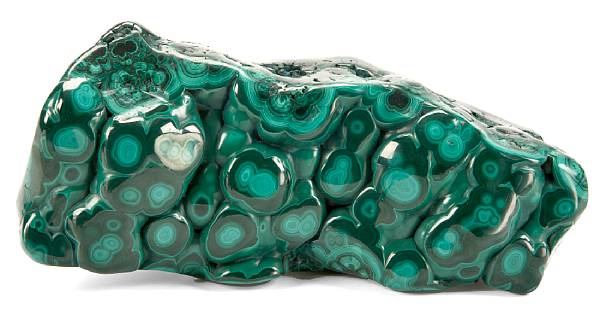 Appraisal: Malachite Specimen A cabinet-sized specimen from the Congo having a