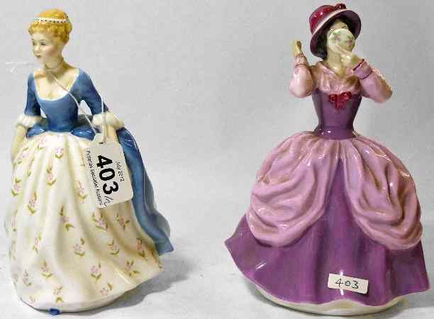 Appraisal: Royal Doulton Figures Lady Pamela HN and Alison HN