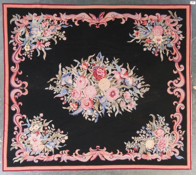 Appraisal: Needlepoint rug China circa approx x