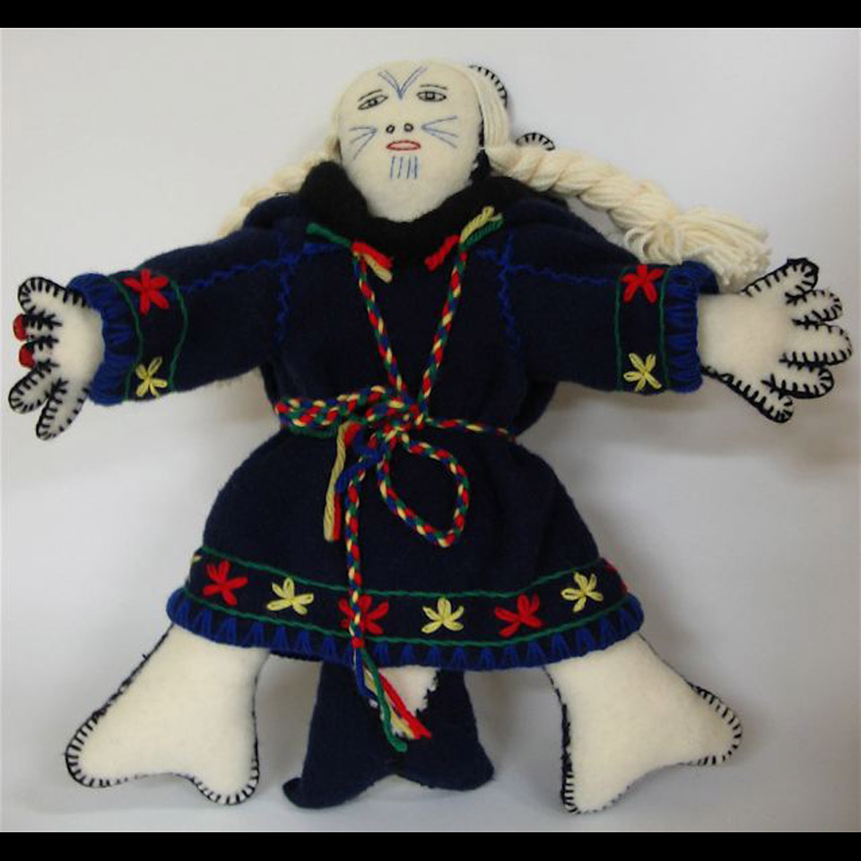 Appraisal: INUIT PACKING DOLL x cm x cm