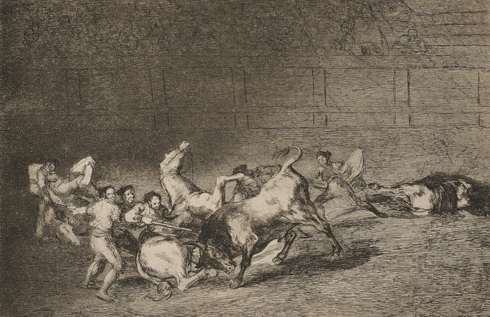 Appraisal: Francisco Jos De Goya y Lucientes Spanish - Dos Grupos