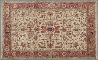 Appraisal: Fine Agra Serapi Carpet ' x ' Fine Agra Serapi