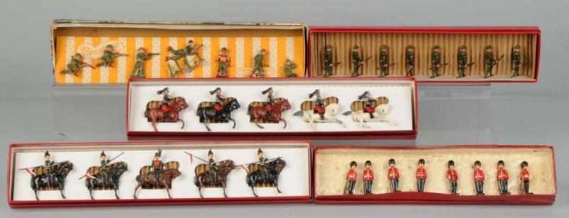 Appraisal: Lot of Britains Crescent Toy Soldier Sets Description pieces total