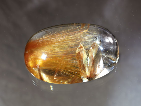 Appraisal: RUTILATED QUARTZ WITH INCLUDED QUARTZ CRYSTALS - QUARTZ WITHIN QUARTZ