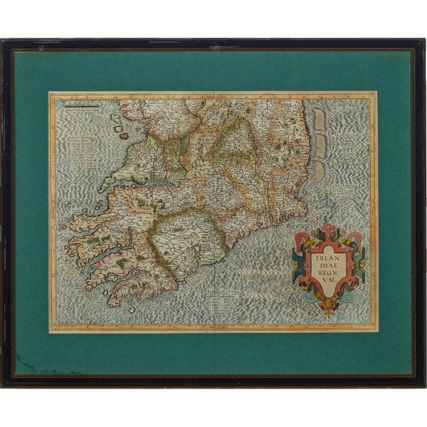 Appraisal: Gerardus Mercator - IRELANDIAE REGNUM TWO MAPS TH CENTURY from