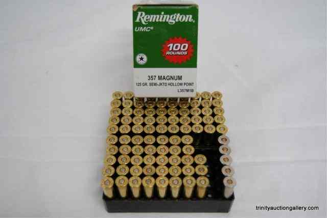 Appraisal: Remington Mag Rounds AmmunitionWas a brick of but owner fired