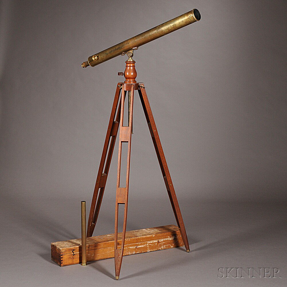 Appraisal: A S Aloe Company -inch Refractor Telescope St Louis Missouri