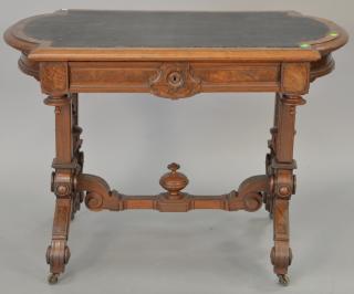 Appraisal: Victorian writing table with drawer ht in top x Victorian