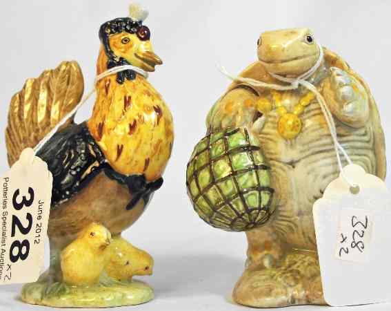 Appraisal: Beswick Beatrix Potter Figures Mr Auldeman Plotonomy and Sally Hennypenny