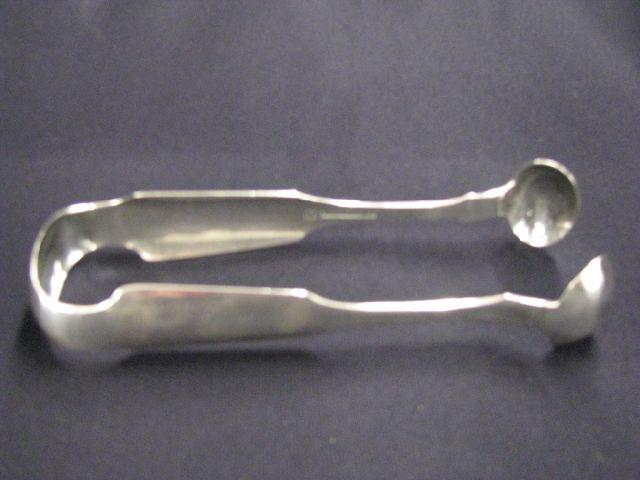 Appraisal: American Coin Silver Tongs by H McKeen circa