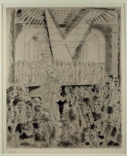 Appraisal: Charles Laborde London Cabaret Etching ARGENTINA FRANCE - An etching