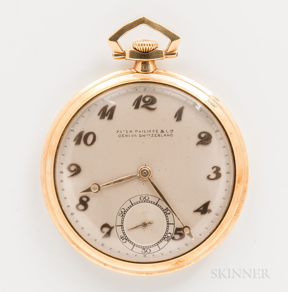 Appraisal: Patek Philippe Co kt Gold Open-face Pocket Watch Patek Philippe