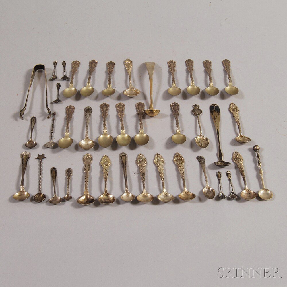 Appraisal: Group of Small Mostly Sterling Silver Flatware including a set