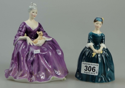 Appraisal: Royal Doulton figures Charlotte HN and Cherie HN both seconds