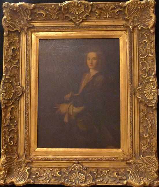 Appraisal: ARTIST UNKNOWN PORTRAIT OF A MAN OIL ON BOARD