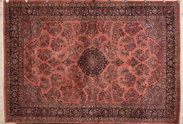 Appraisal: - Custom Indo Sarouk Rug Custom Indo Sarouk rug hand