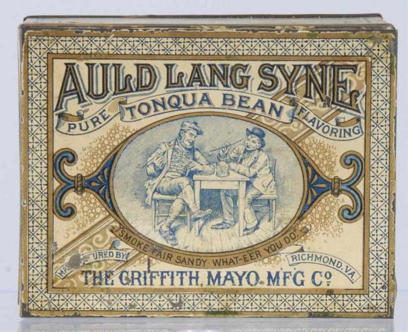 Appraisal: Auld Lang Syne Tobacco Tin Description Richmond VA Condition Very