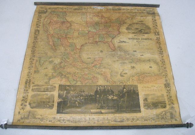 Appraisal: Antique Map Phelps Watson NY showing the United States Mexico