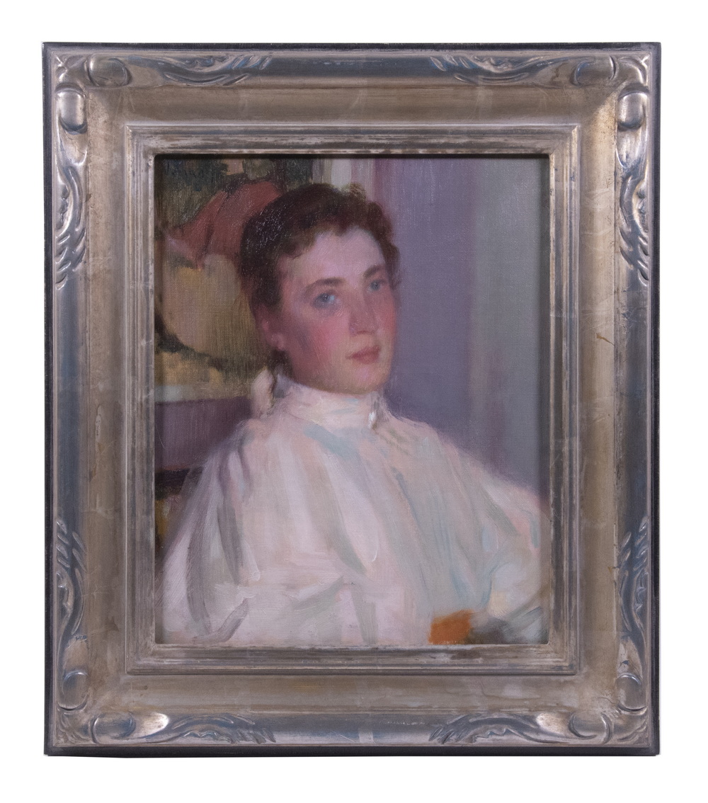 Appraisal: ROBERT WILLIAM VONNOH NY CT FRANCE - Girl from the