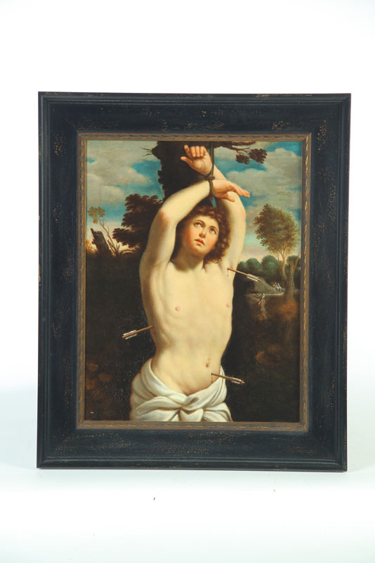 Appraisal: ST SEBASTIAN AFTER GUIDO RENI ITALIAN - Twentieth century oil