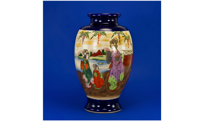 Appraisal: Large Satsuma Vase inches tall