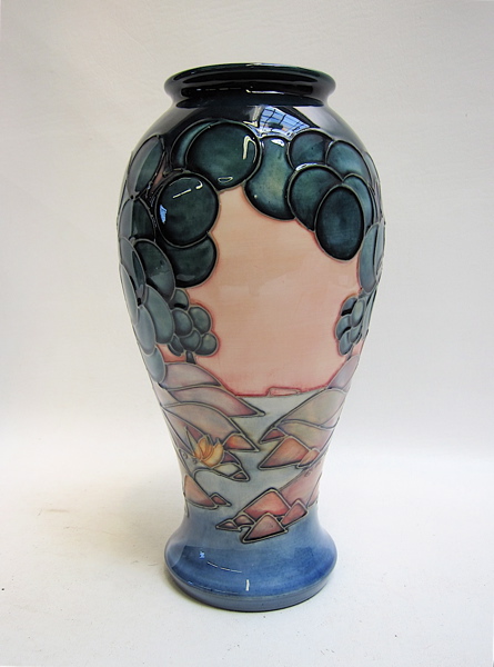 Appraisal: MOORCROFT POTTERY VASE hand painted under glaze in the Mamoura