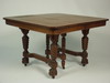 Appraisal: BANQUET TABLE - Solid cherry Victorian six leg banquet table