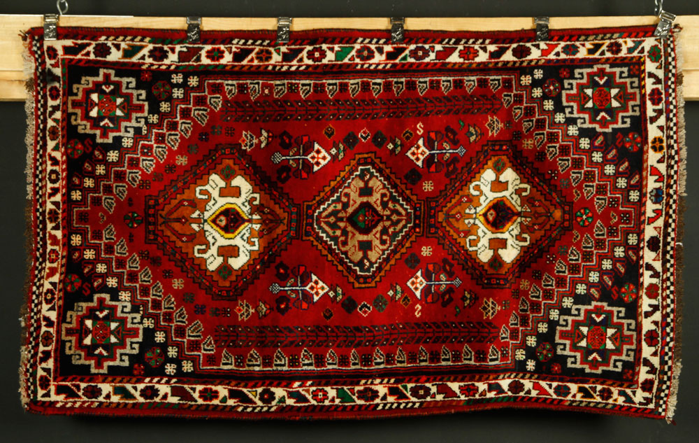 Appraisal: - Qashqai Carpet Qashqai carpet ' x ' Provenance From