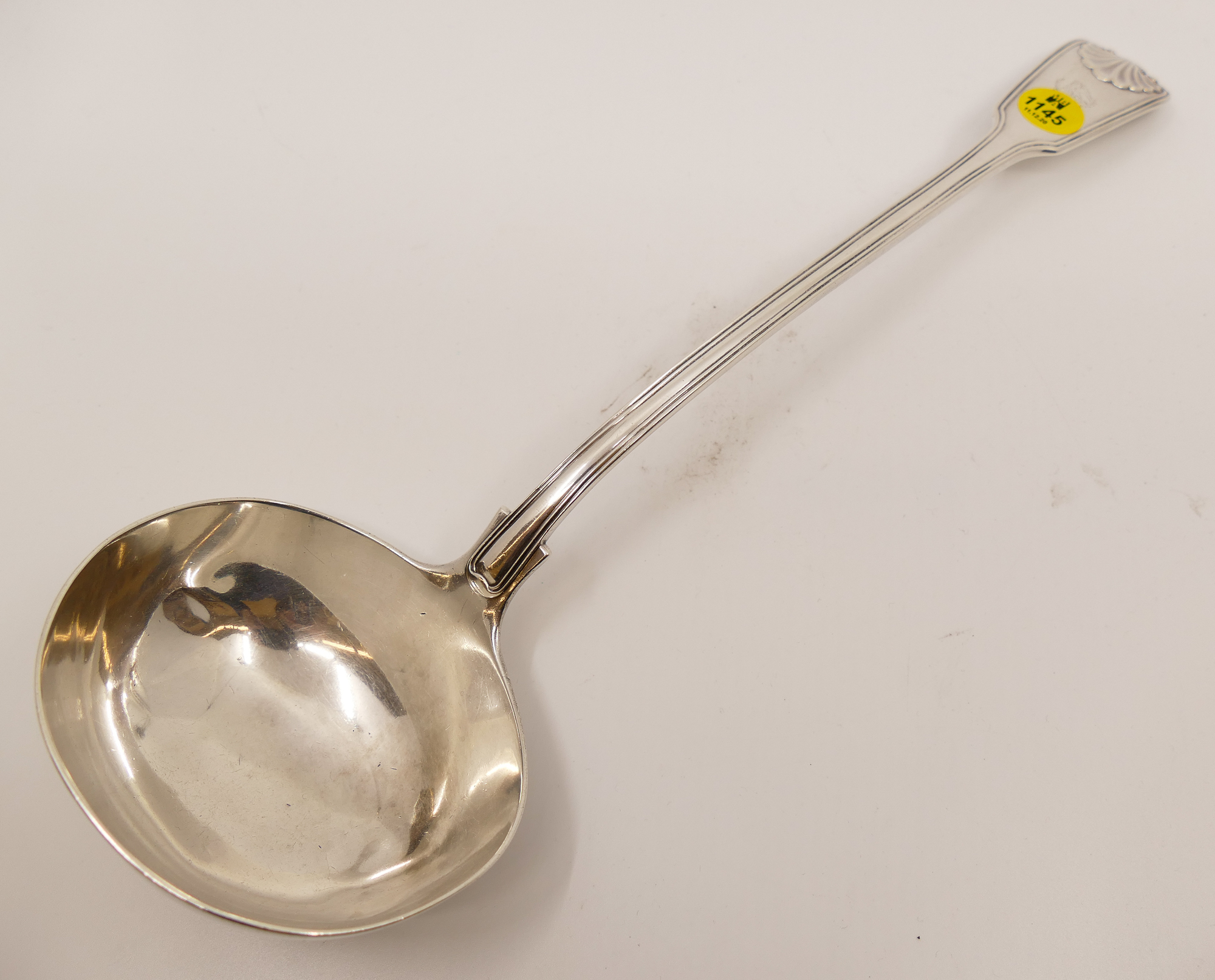 Appraisal: George Aldwinckle Sterling Punch Ladle- g