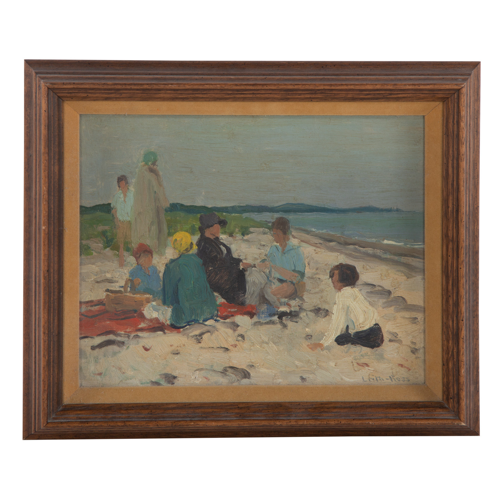 Appraisal: HARRY LEITH-ROSS PICNIC BY THE SHORE OIL American - Oil