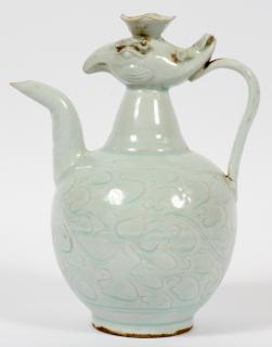 Appraisal: CHINESE BIRD FORM PORCELAIN COFFEE POT CHINESE BIRD FORM PORCELAIN