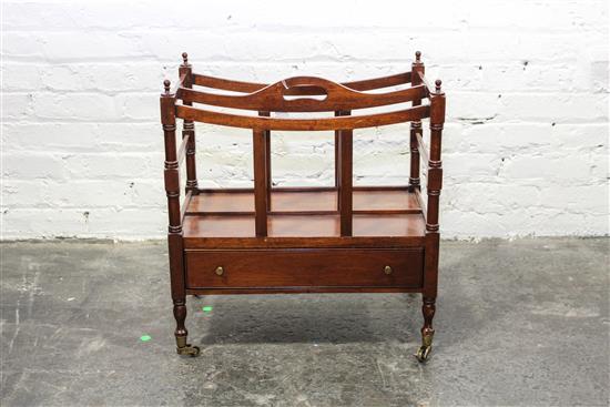 Appraisal: Sale Lot An English Mahogany Canterbury th th century having