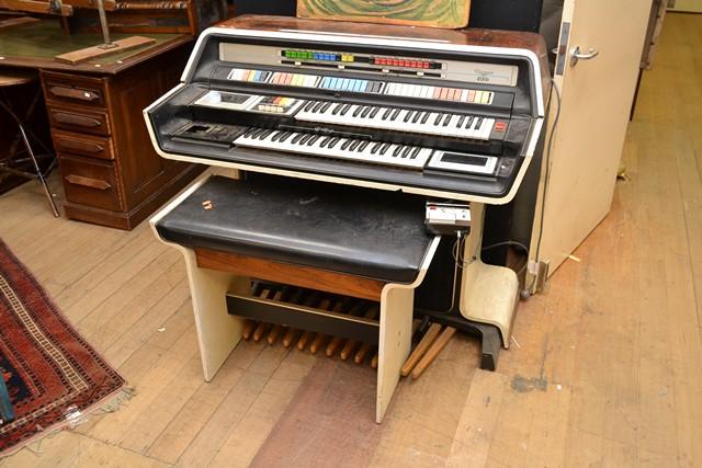 Appraisal: A THOMAS ORGAN WITH STOOL