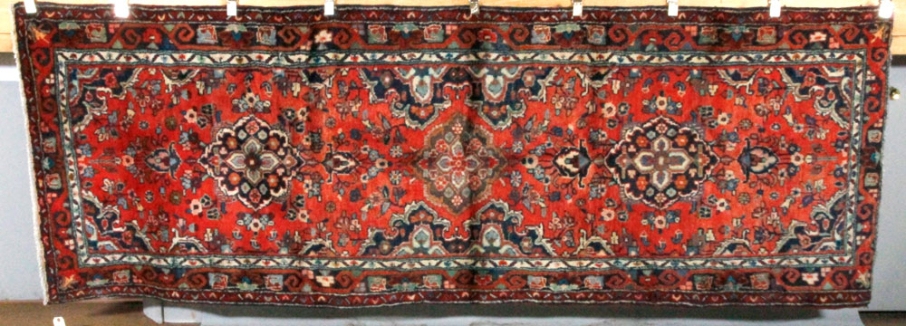 Appraisal: - Persian Hamadan Rug Persian Hamadan rug ' x '