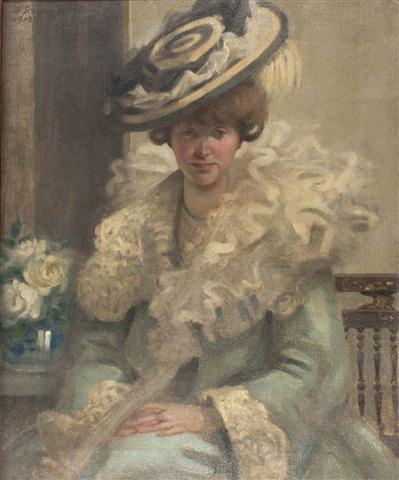 Appraisal: WALFORD GRAHAM ROBERTSON - - Portrait of a young lady