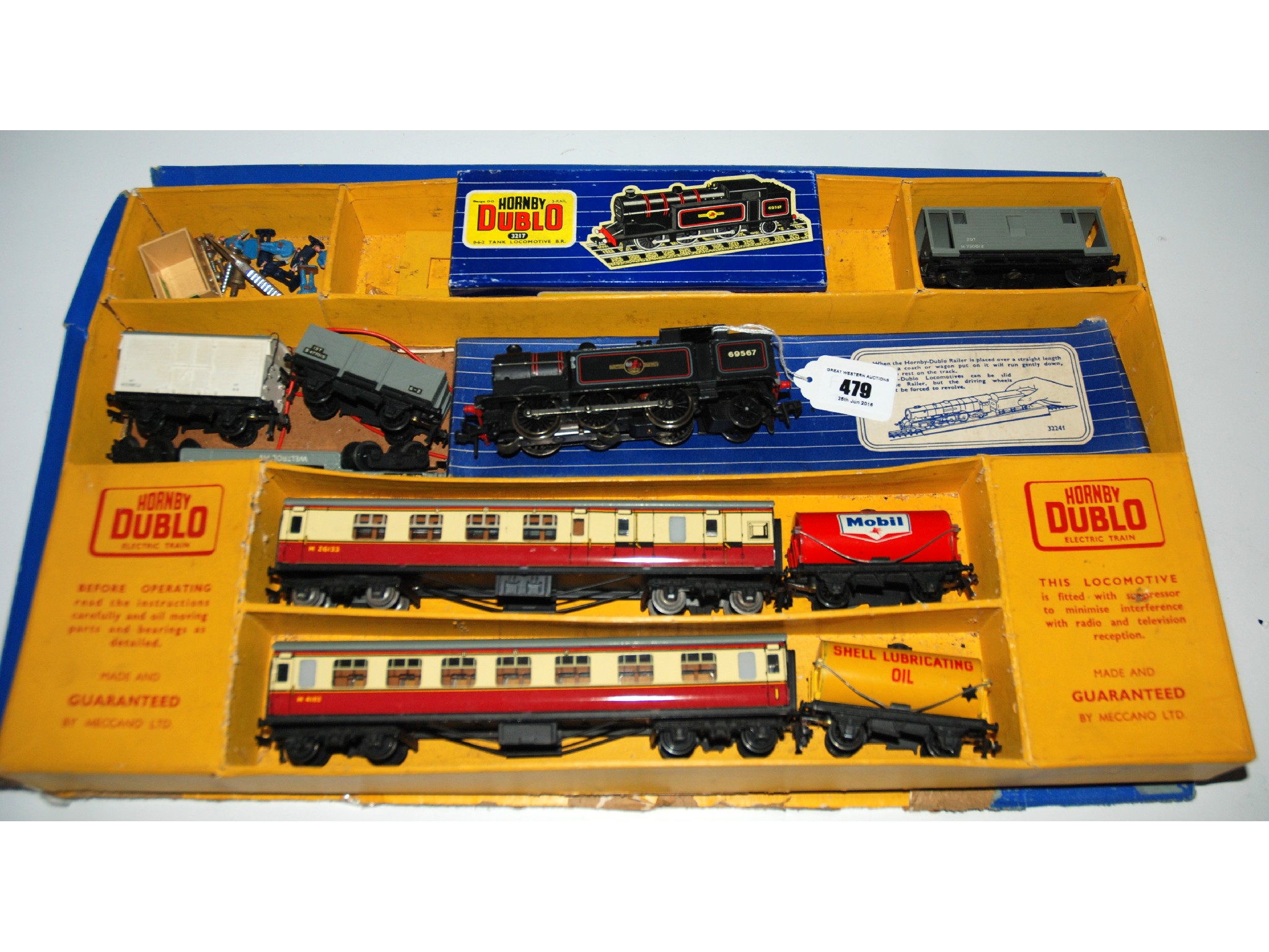 Appraisal: A Hornby Dublo train set another loco and tender a