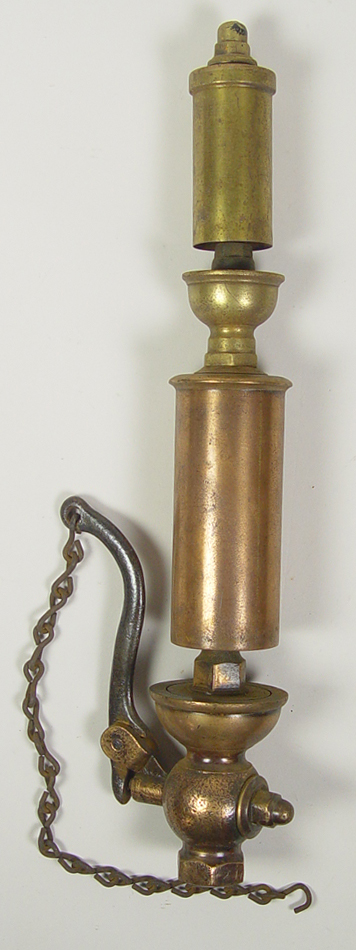 Appraisal: Brass Bronze Steam Whistle Double stacked bell with acorn finial