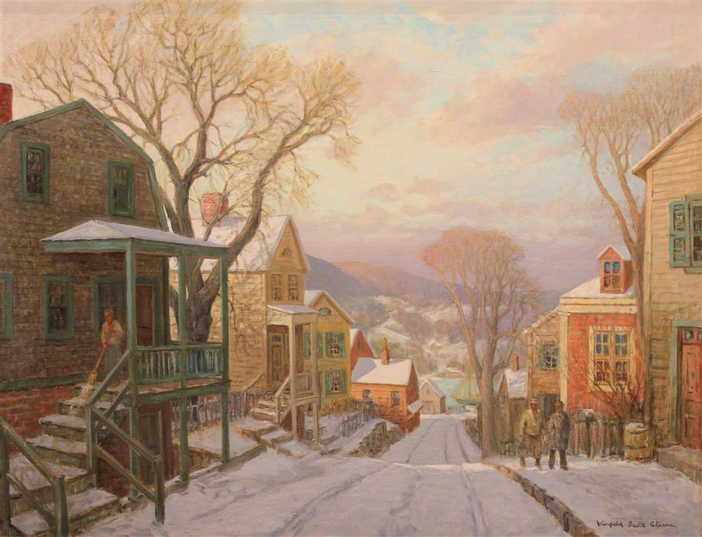 Appraisal: WINFIELD SCOTT CLIME AMERICAN SCHOOL - STONEY HILL NEW LONDON