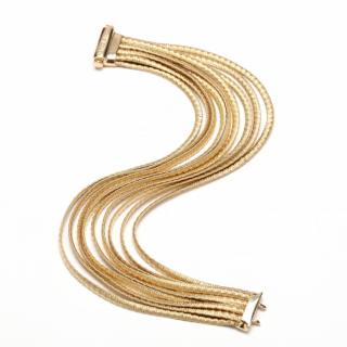 Appraisal: KT Multi Strand Gold Bracelet Marco Bicego from the Cairo