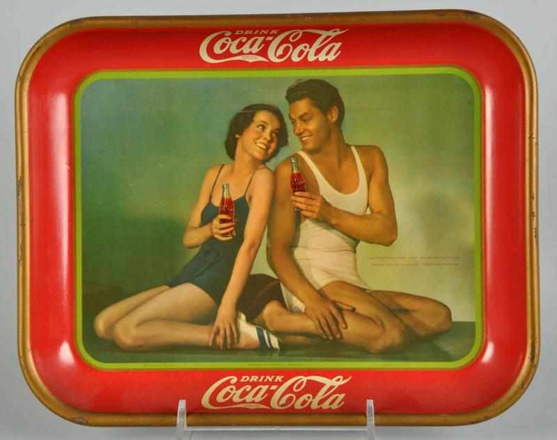 Appraisal: Coca-Cola Serving Tray Description A few light surface scratches mild