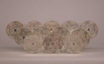 Appraisal: Set of Twelve Sterling Coasters American circa 's Proceeds from