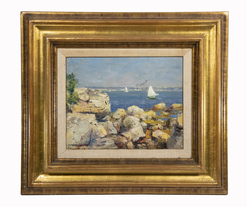 Appraisal: GUY CARLETON WIGGINS NY CT FL - Rocky Coast with