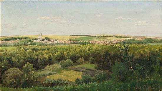 Appraisal: Sale Lot Aleksandr Aleksandrovich Kiselev Russian - Summer Landscape oil