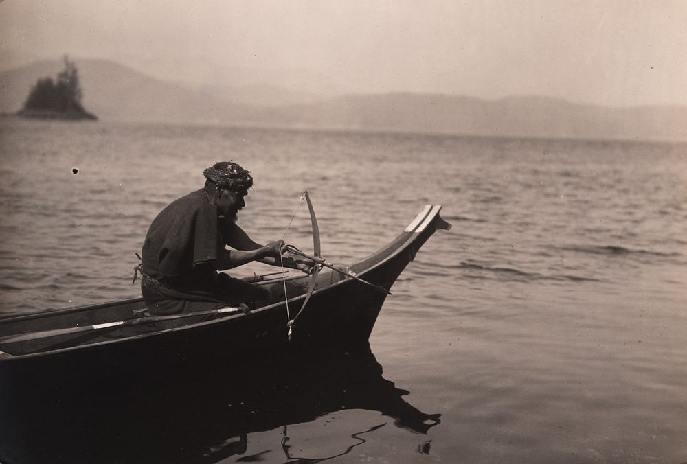 Appraisal: Edward Curtis A Sea-Otter Hunter Edward S Curtis - A